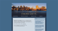Desktop Screenshot of osbornlawpc.com