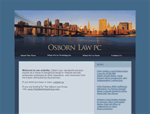 Tablet Screenshot of osbornlawpc.com